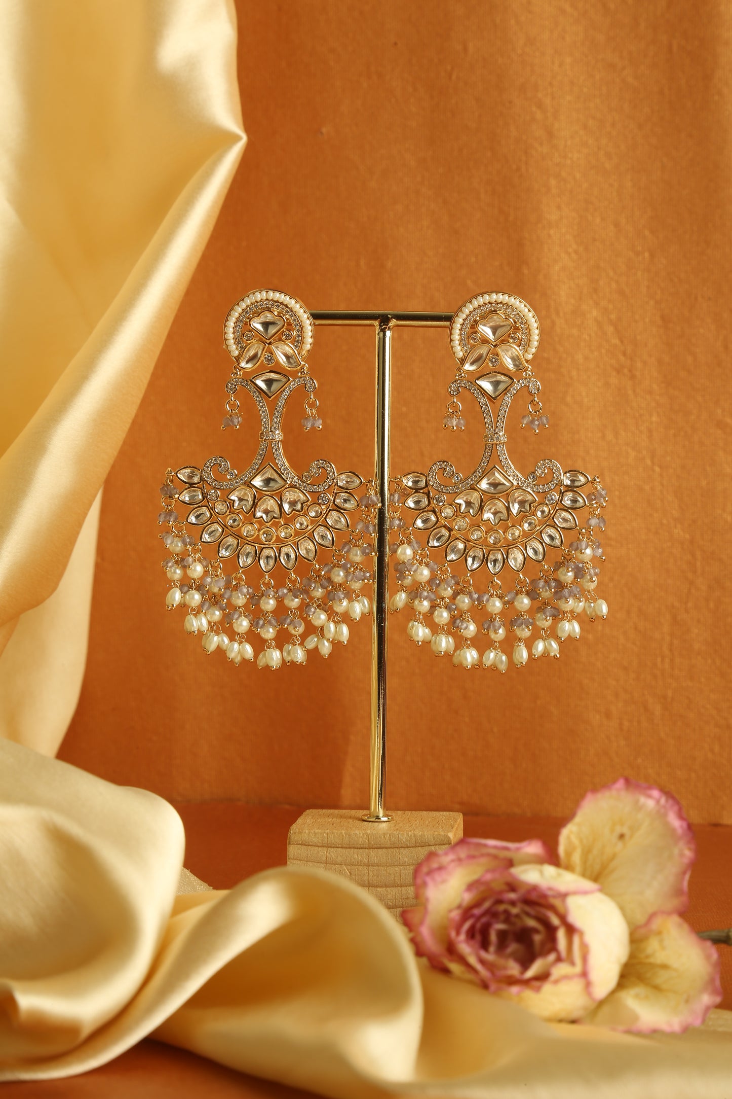 Long Statement earrings