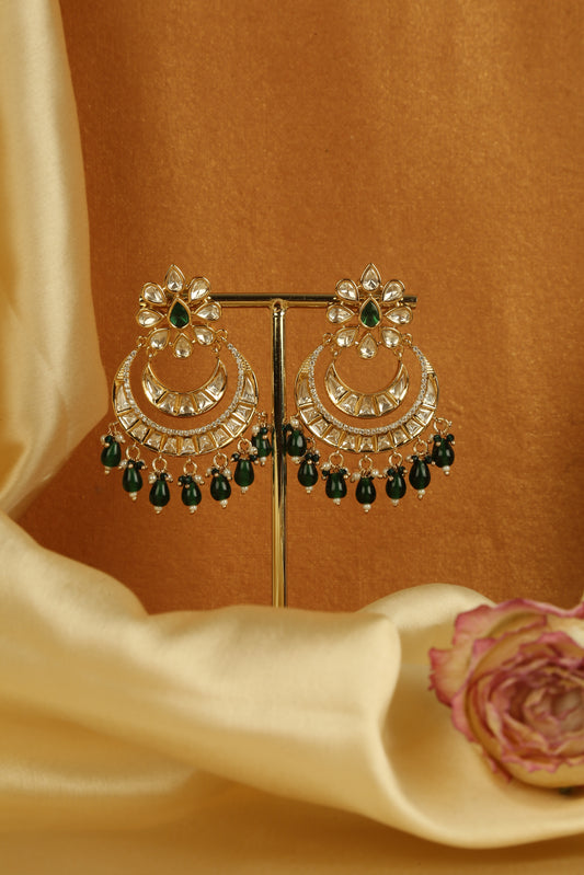 Green Chandbali