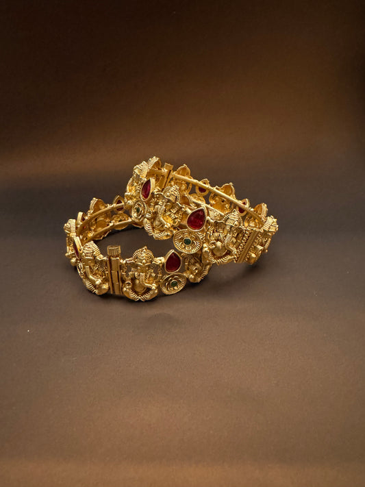 Ganesha Temple Jewellery Bangles