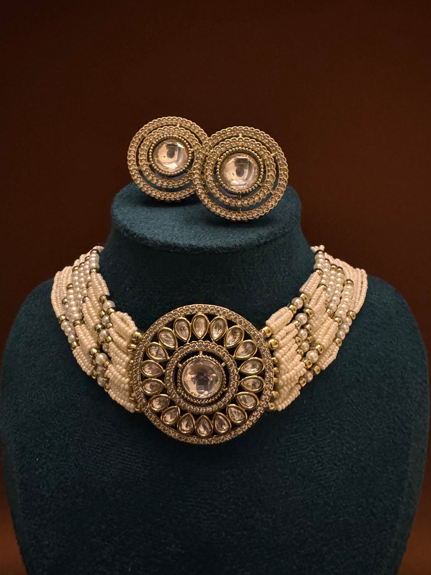 Noor Moissanite Choker Set
